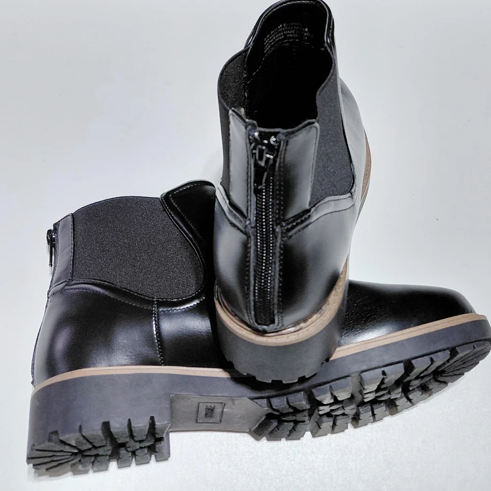 ESPRIT Women's Skylar Black Slip On Round Toe  Ankle Boot Size 8.5M